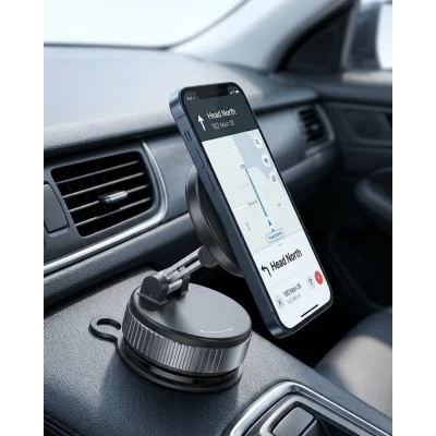 BUĞZ Araç İçi Manyetik Navigasyon Telefon Tutucu Güçlü Mıknatıslı Stand