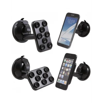 BUĞZ Araç İçi Telefon-Tablet-Navigasyon Tutucu-(8 Vantuzlu Döner Başlıklı)