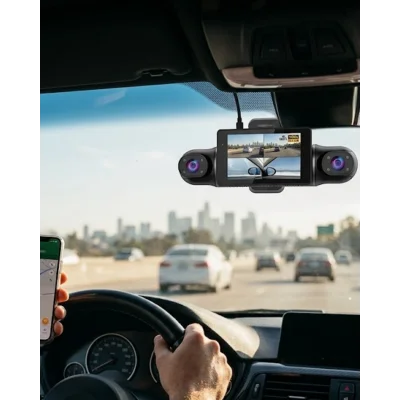 BUĞZ Araç İçi WiFi Destekli Full HD Kamera Geniş Açılı Gece Görüşlü