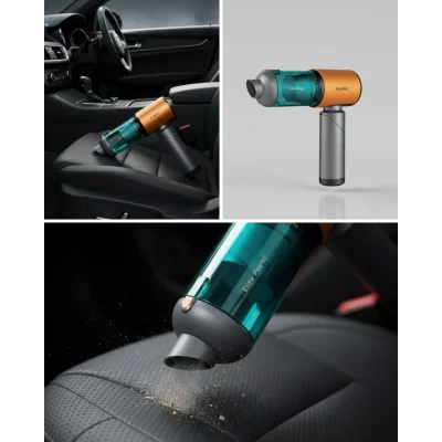 BUĞZ Araç İçin El Tipi Süpürge Güçlü Motor ve Uzun Pil Ömrü