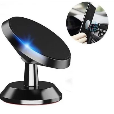 BUĞZ Araç Torpidosuna Yapışan Mıknatıslı Telefon Tutucu Siyah CM-308