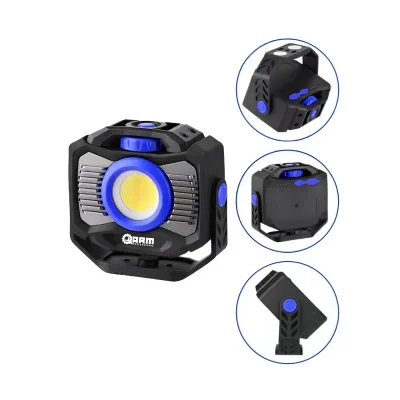 BUĞZ Arm Esen200a Çift Mıknatıslı Döner Gövdeli 2000 Lümen Led Şarjlı Çalışma Lambası