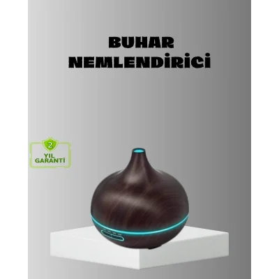 BUĞZ Aromaterapi Difüzörü 550 ml Ultrasonik Nemlendirici Otomatik Kapanma Özellikli