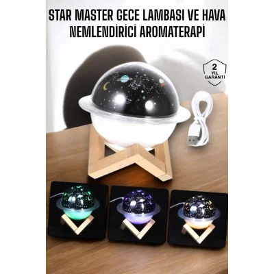  Aromaterapi Hava Nemlendirici Masa ve Gece Lambası