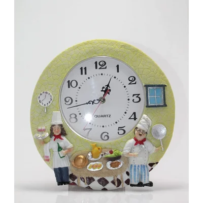 BUĞZ Aşçı Tasarımlı Polyester Duvar Saati Model 4