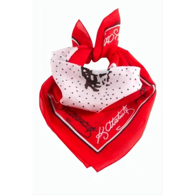 BUĞZ Atatürk İmzalı Desenli Bandana 50*50