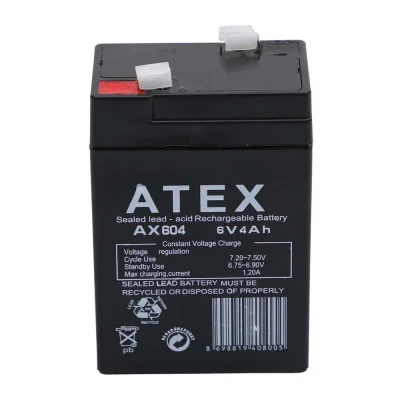BUĞZ Atex Ax604 6v 4ah Akü