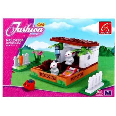 BUĞZ Ausini  Parça Fashion Girls Tavşan Evi