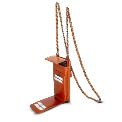  Avjin 6.9 inch Uyumlu Deri Kılıf Cüzdan Askılı RST2EF