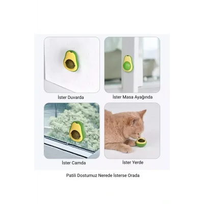 BUĞZ Avokado Kedi Nanesi Oyun Topu