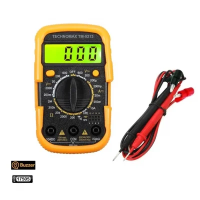 BUĞZ Avometre Buzzerli Dijital Elektrik Ölçüm Aleti Multimetre Cihazı
