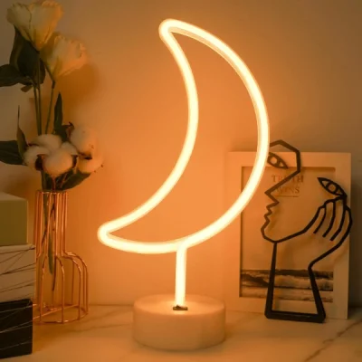 BUĞZ Ay Neon LED Lamba