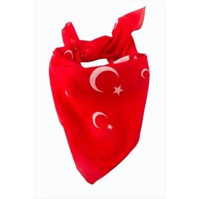 BUĞZ Ay Yıldız Desenli Bandana 50*50
