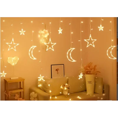 BUĞZ Ay Yıldız Perde Led 3m