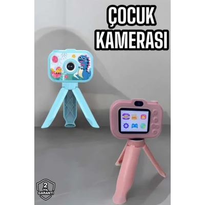 BUĞZ Ayaklı Mini Fotoğraf Makinesi Çocuk Için Eğitici Video Kamera - BUĞZ
