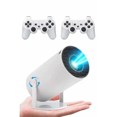 BUĞZ Ayaklı Oyun Projeksiyonu Çift Kollu Taşınabilir Sinema Projektörü - BUĞZ