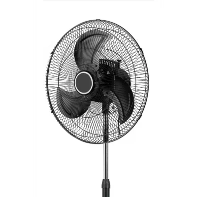 BUĞZ Ayaklı siyah metal kanatlı 80 watt 18 inç 3 kademeli vantilatör 3 yıl garantili - Elektronik