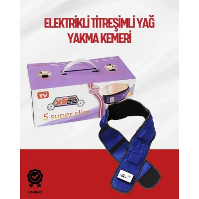  Ayarlanabilir Hızlı Elektrikli Masaj Kemeri – Yağ Yakımına Yardımcı