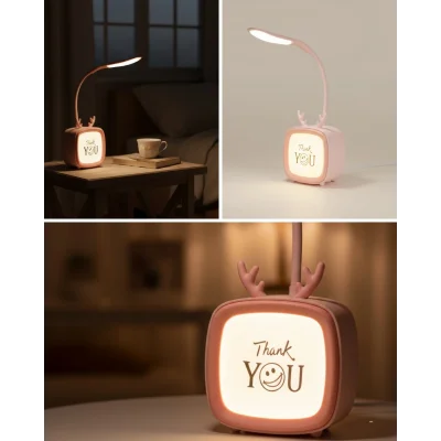 BUĞZ Ayarlanabilir LED Masa Lambası Şarjlı Modern Aydınlatma