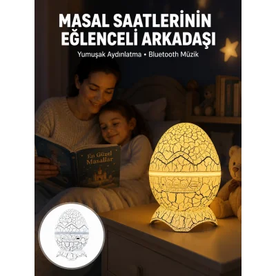 BUĞZ Ayarlanabilir Parlaklık ve Sis Efektli Atmosfer Lambası Yeni Nesil