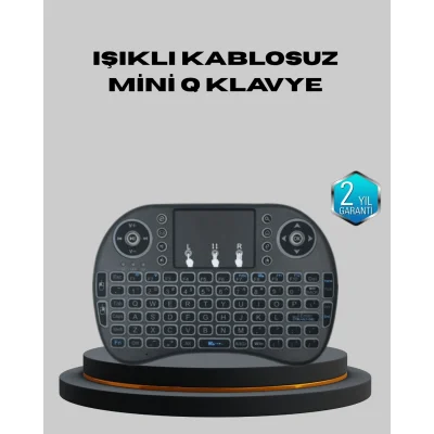 BUĞZ Aydınlatmalı Touchpad’li Q Klavye – Türkçe Karakterli, USB Bağlantılı, Numerik Tuş Takımı