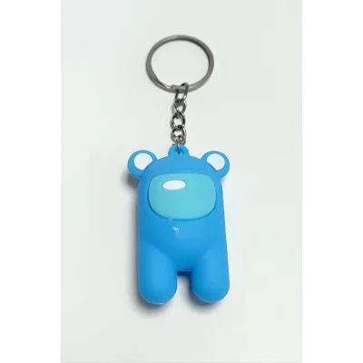  Ayıcık Astronot Silikon Anahtarlık