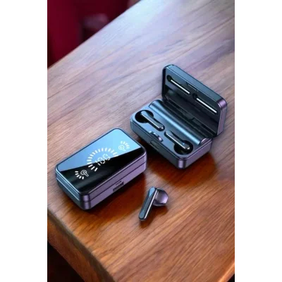 BUĞZ Aynalı Bluetooth Kulaklık Telefon Standlı Dijital Göstergeli - BUĞZ