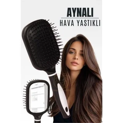 BUĞZ Aynalı Tarak Hava Yastıklı Ergonomik Tarak