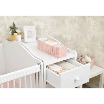 BUĞZ Baby Akordiyon Organizer Çekmece Düzenleyici Small (pembe) -04102