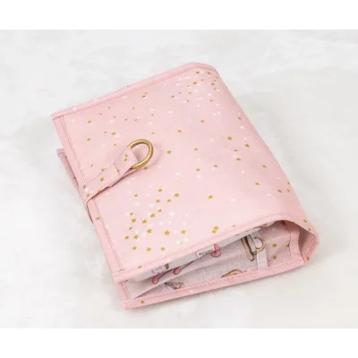 BUĞZ Baby Kullanımı Kolay Desenli Alt Bakım Çantası (pembe) ( BUĞZ )