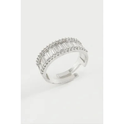 BUĞZ Baget Zirkon Taşlı Yüzük