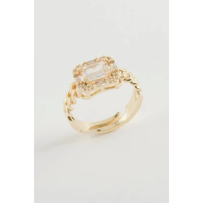  Baget Zirkon Taşlı Yüzük