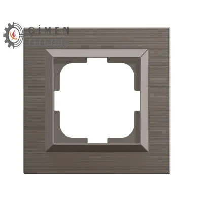  Bakır Tekli Çerçeve Quantum - Priz ve Anahtar İçin Uyumlu Çerçeve