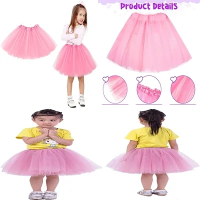 BUĞZ Bale Gösteri Eteği Pembe Çocuk Boy