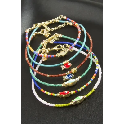 BUĞZ Balık Mineli Miyoki Boncuk Bileklik