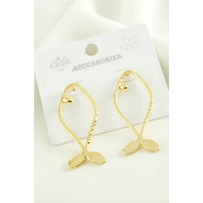  Balık Trend Metal Küpe