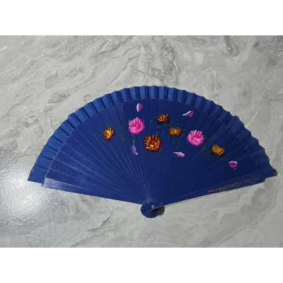 BUĞZ Bambu Çift Taraflı Yelpaze Karışık Renkler 12li Paket