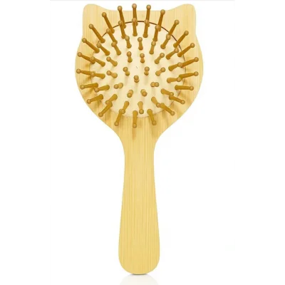 BUĞZ Bambu Kedi Tasarımlı Tarak 24’lü Paket