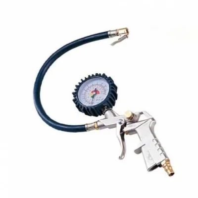  Basınç Göstergeli Lastik Şişirme Tabancası Hava Saatli