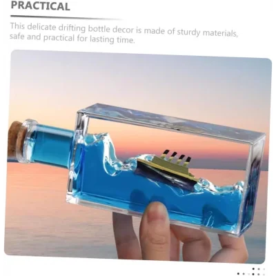 BUĞZ Batmayan Gemi Şişe Akvaryum