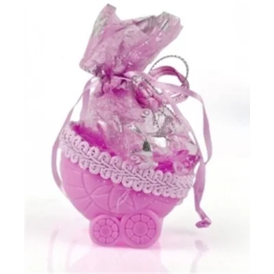BUĞZ Bebek Mevlüt Şekeri - Pembe Bebek Arabası