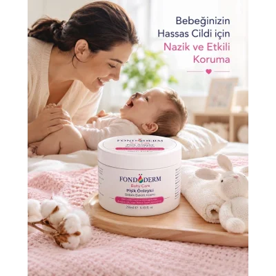 BUĞZ Bebek Pişik Giderici Bariyer Krem Onarıcı Yoğun Cilt Bakım Kremi Çinko Oksit Lanolin