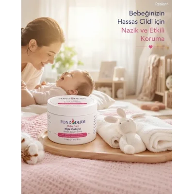 BUĞZ Bebek Pişik Kremi Çinko Oksit ve Lanolin İçerikli Bariyer Krem Yoğun Onarıcı Cilt Bakım Kremi