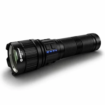 BUĞZ Bedotech Bd-3 30w Tg Led Alüminyum Alaşımlı Zoomlu Type-c Analog Pil Göstergeli Şarjlı El Feneri