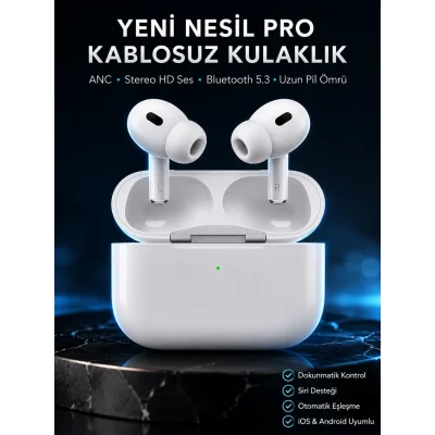 BUĞZ Beyaz Android ve İOS Uyumlu Yüksek Performanslı Uzun Pil Ömrü
