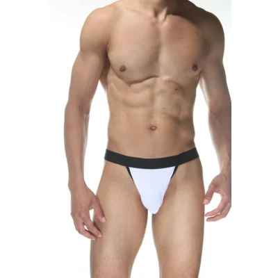 BUĞZ Beyaz Erkek Tangası