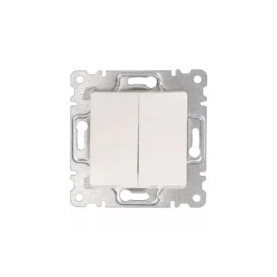  Beyaz Komütatör Anahtar Çerçevesiz - Priz ve Anahtar İçin Uyumlu Çerçeve