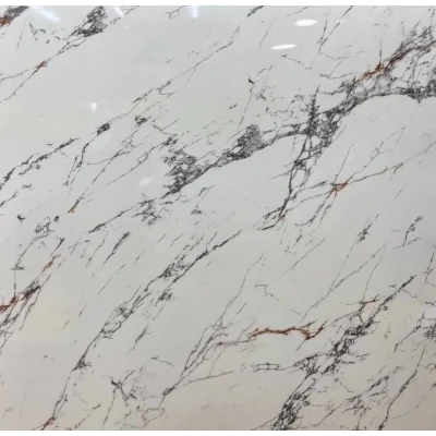 BUĞZ Beyaz Mermer Desenli Yapışkanlı Kaplama Kağıdı  Büyük Boy 5 Metre