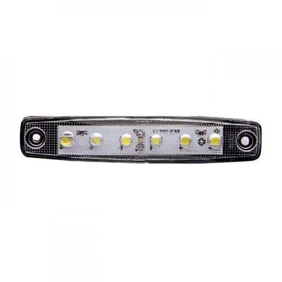 BUĞZ Beyaz Parmak Led Dorse Lamba 6 Ledli 12-24V