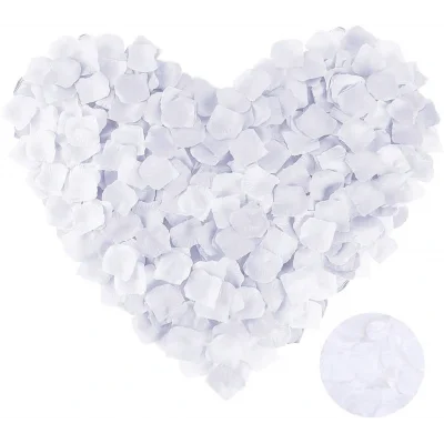 BUĞZ Beyaz Renk Gül Yaprağı - 10 Paket 1000 Adet